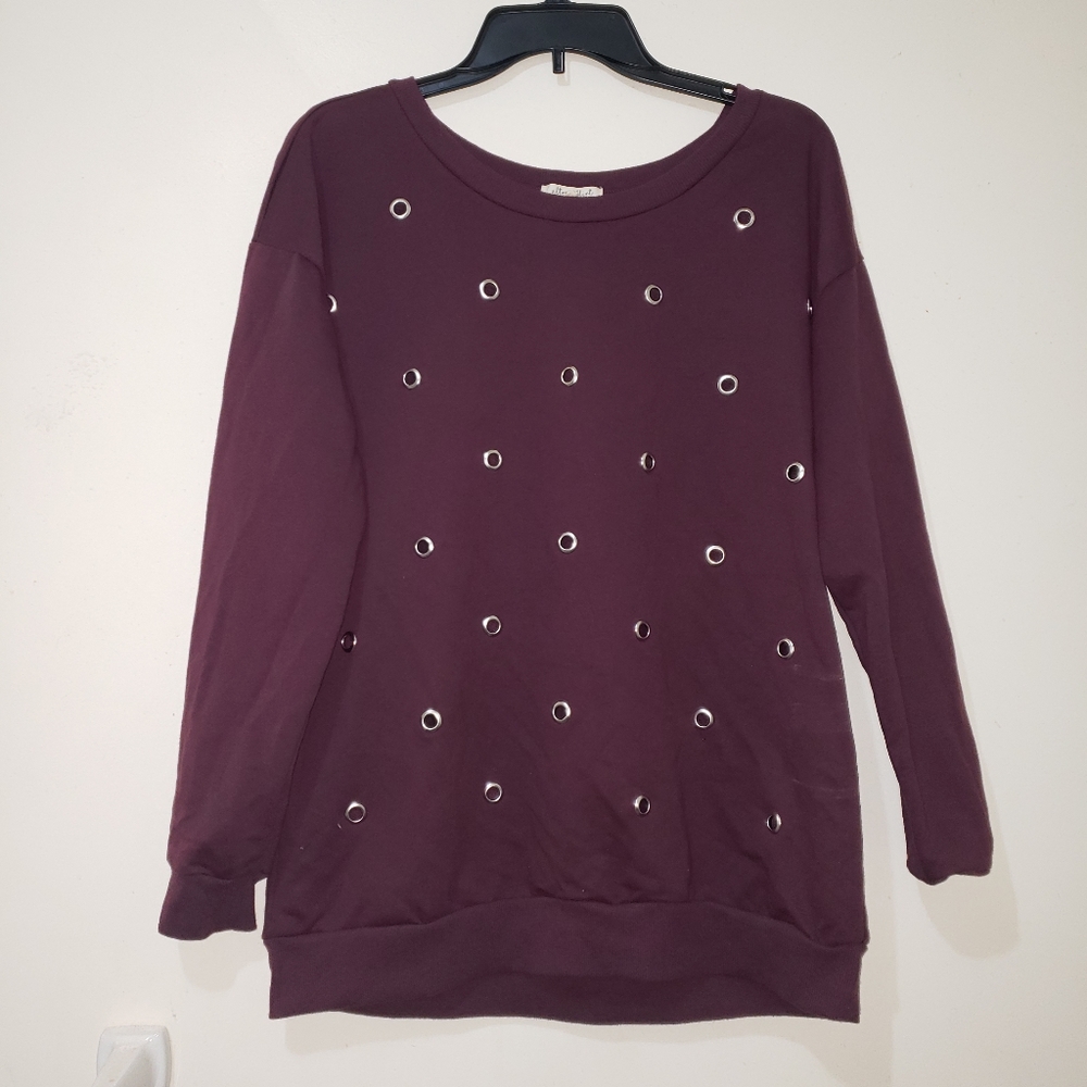 Burgundy Sweater